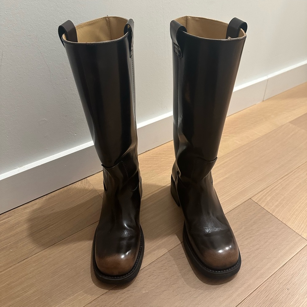 Alohas Sajan Brown Leather Boots